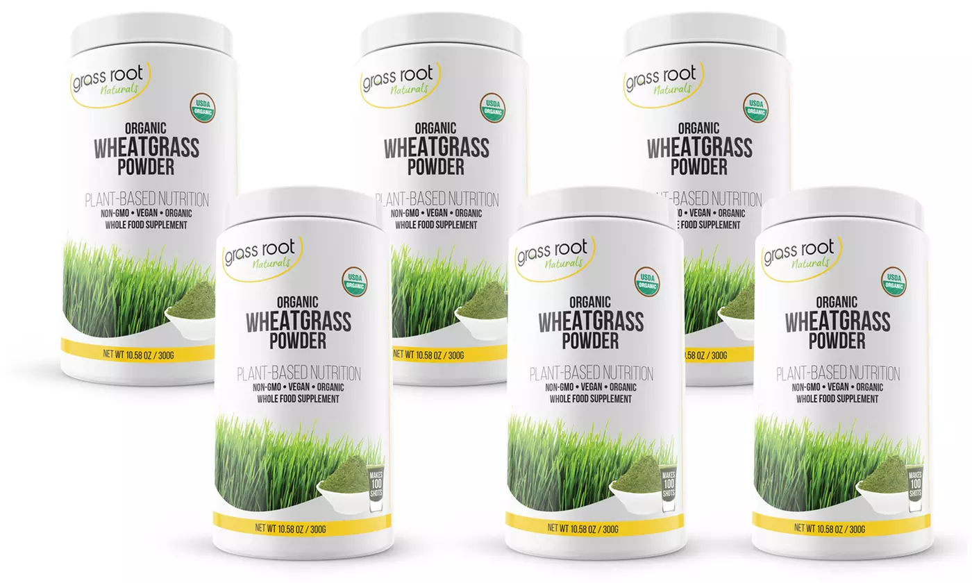 Grass Root Naturals Organic Wheatgrass Powder (100 Servings) - Second Medium