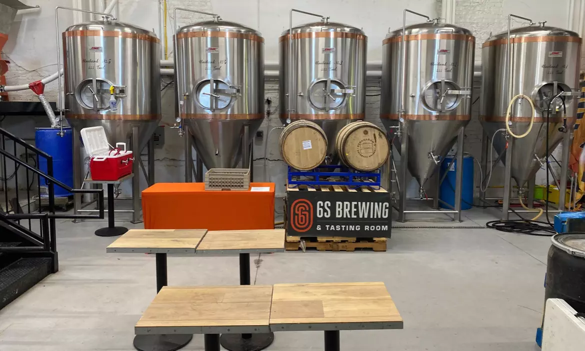 Beer flights and pints for 1, 2, or 4 in a charming brewery setting