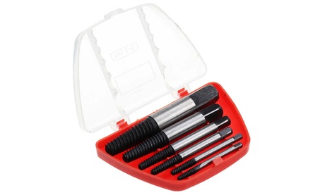 Set di 6 strumenti in acciaio per estrarre viti danneggiate