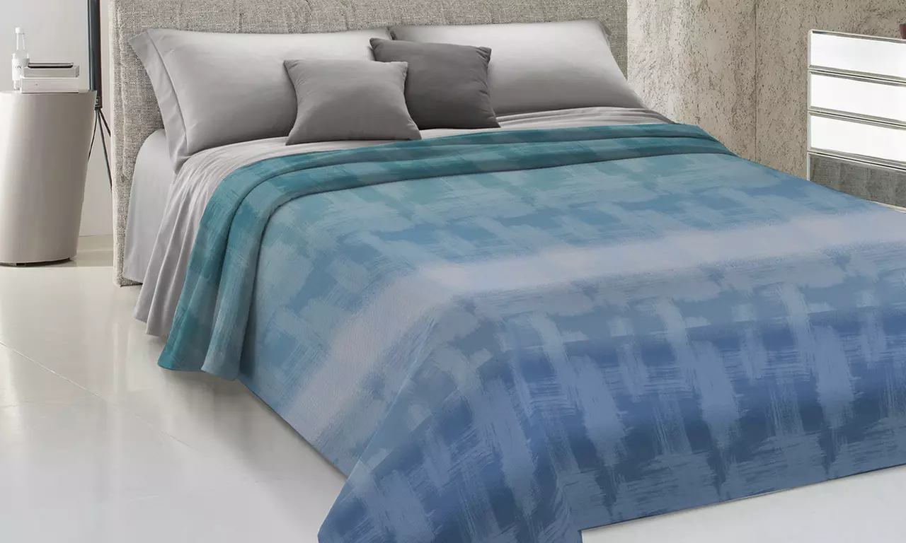 Copriletto in tessuto piquet Co. Ingros. Tex.