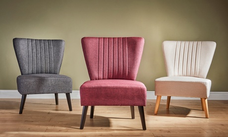Fauteuil scandinave en tissu. Livraison offerte