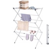 Image 4: Three-Tier Extendable Clothes Airer