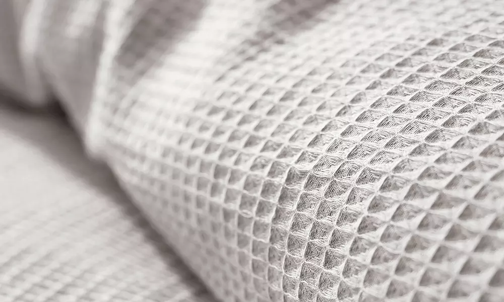 Honingraat katoenen dekbedovertrek set