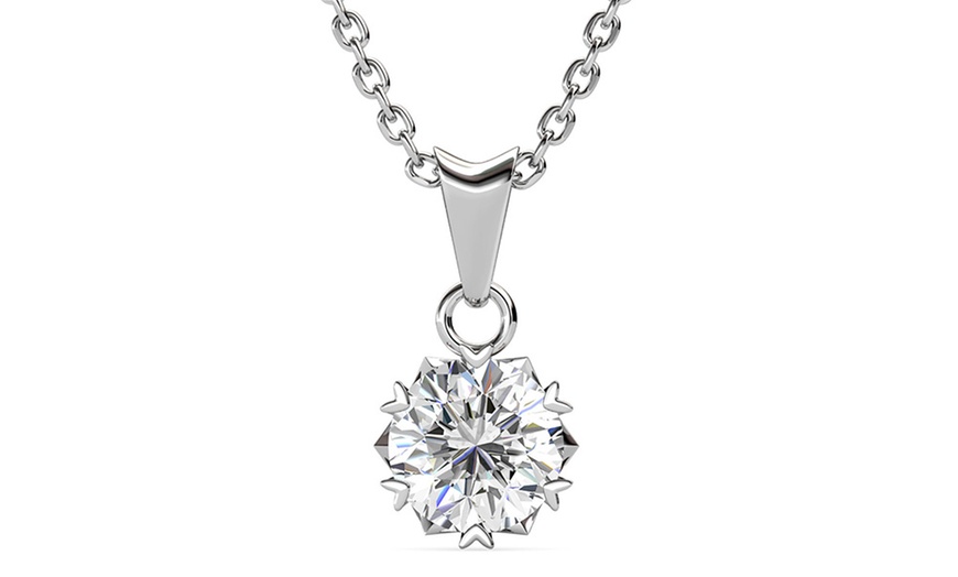 Image 1: Diamanten hart ketting