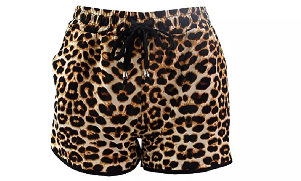 Short court imprimé léopard pour femme - Image 2