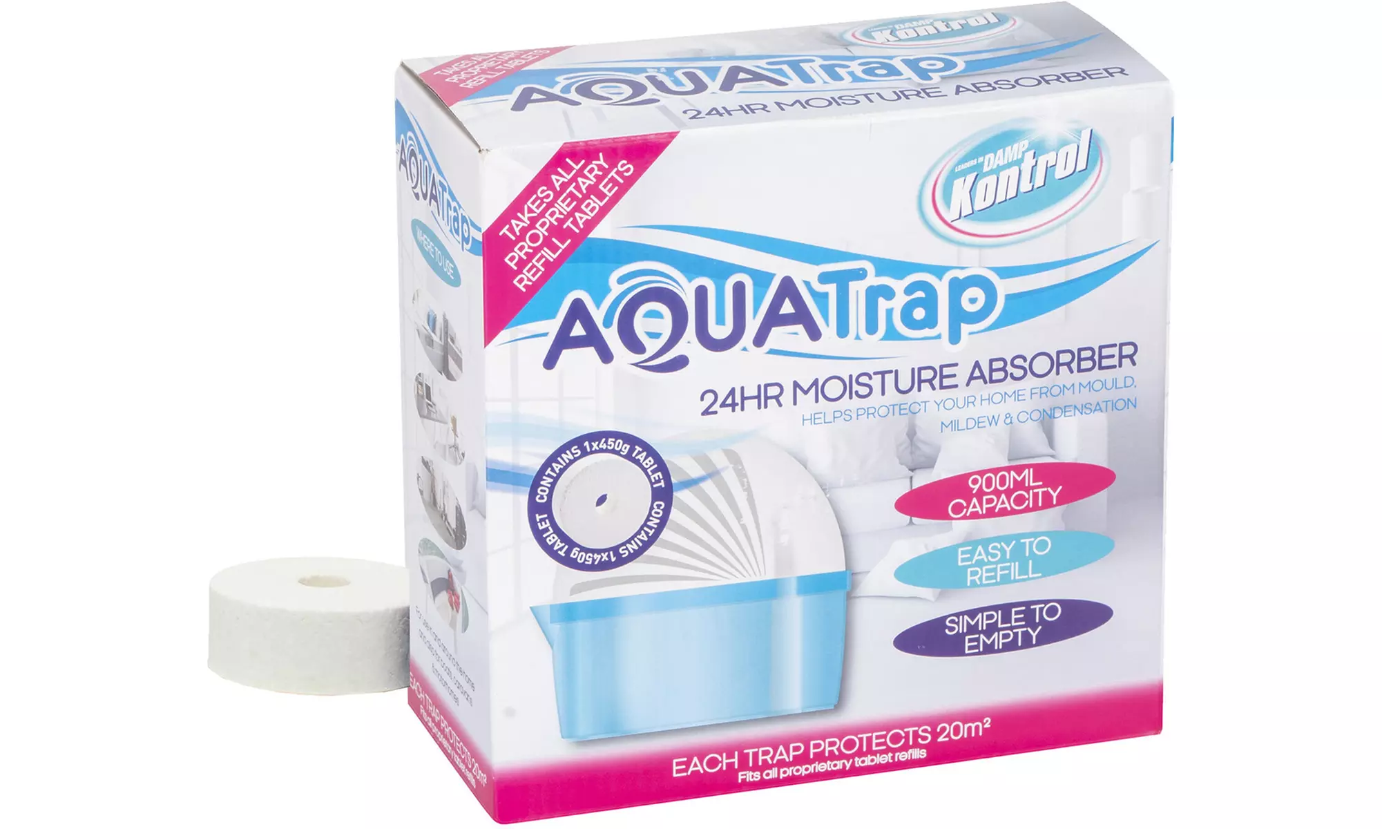 One or Two Aqua Trap Room Dehumidifiers - Primary Image