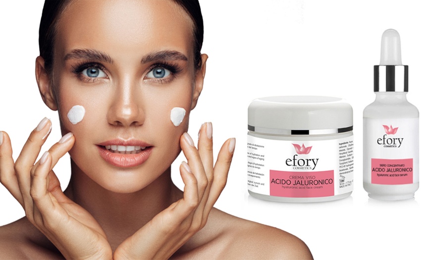 Image 1: Set de productos faciales con ácido hialurónico, de Efory Cosmetics