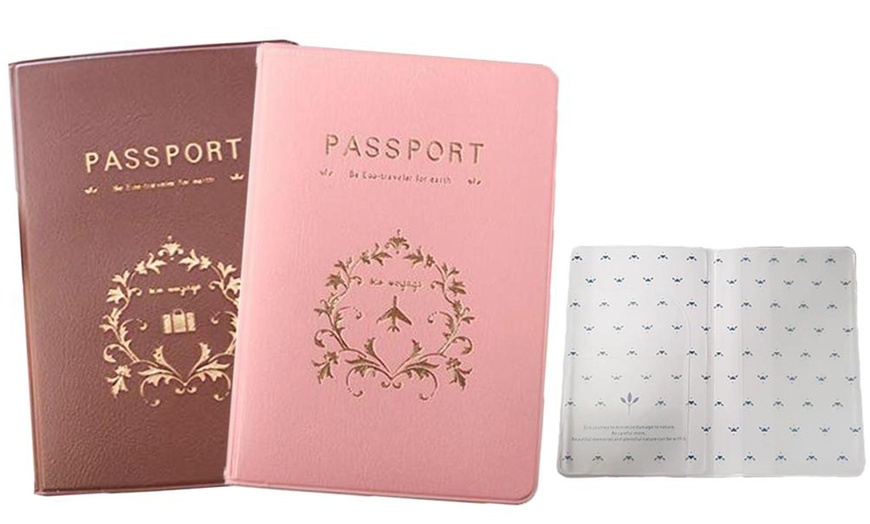 Image 3: His and Hers Passport Holders