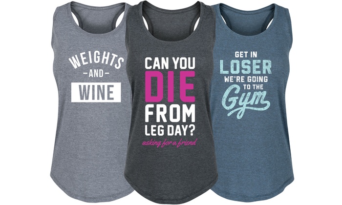 graphic workout tanks