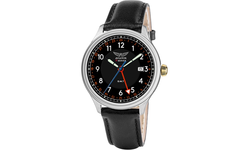 Image 4: Aviator Wrist Watch