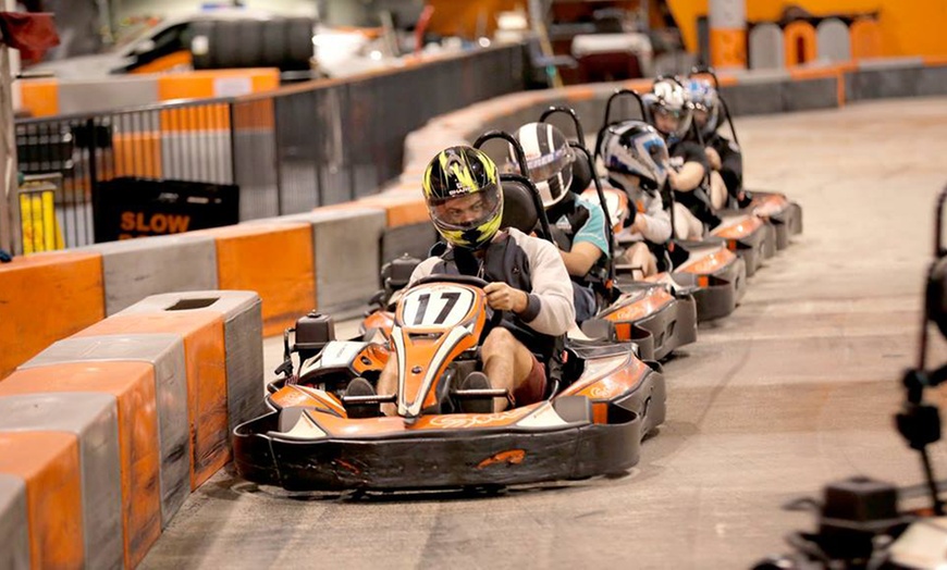 Image 9: Indoor Karting + Motion Simulator