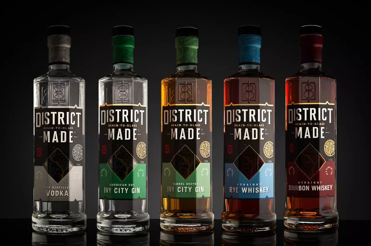 Two or Four Whiskey Flights or Distillery Cocktails at One Eight Distilling (Up to 42% Off)  - Primary Image