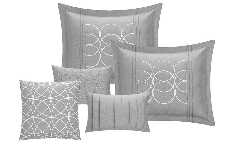 Chicera Oversized and Overfilled Linen Comforter Set (8-Piece) - Second Medium