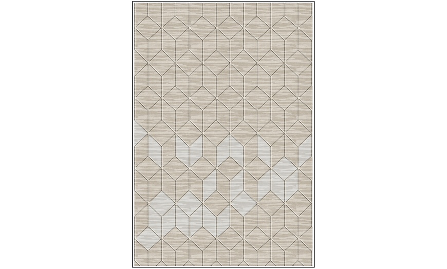 Image 2: Geometric Pattern Living Room Rug