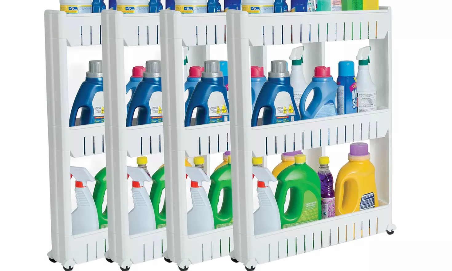 Hasta 4 Estantería con ruedas - Second Medium