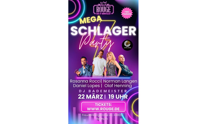 Image 1: „Schlagerparty“ im Rouge Bar & Showpalast: 1 oder 2 Tickets am 22.03.