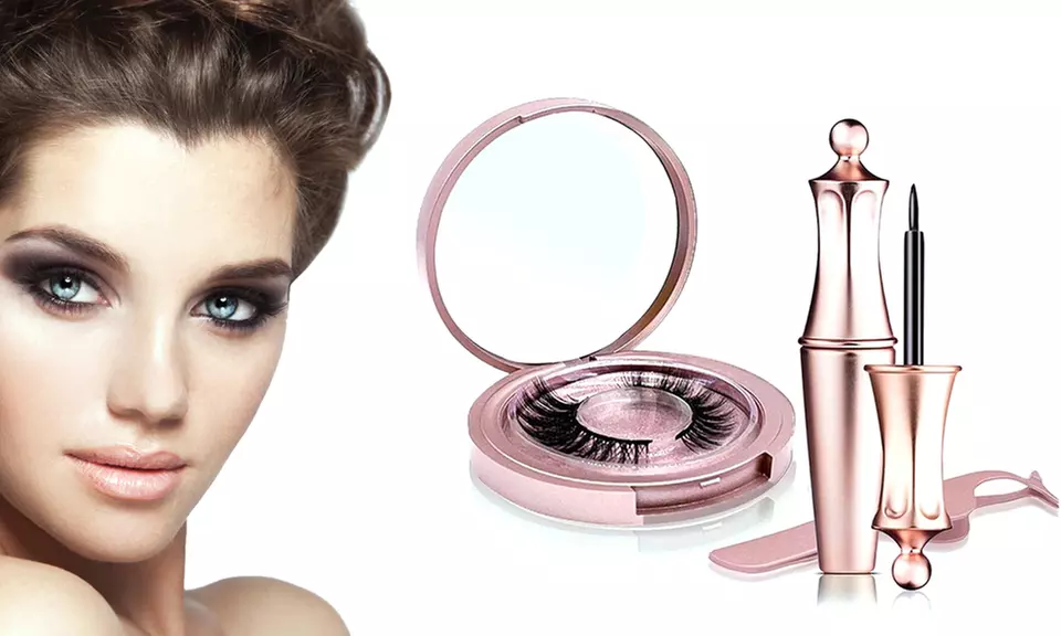 Magnetic Eyeliner with 3D Eyelashes & Tweezers Kit (3-Pc.)  - Primary Image
