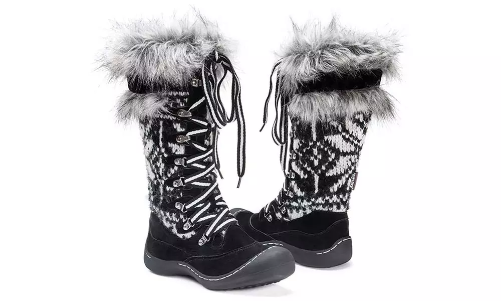 Muk Luks Gwen or Sally Women's Snow Boots (Size 8) - Primary Image