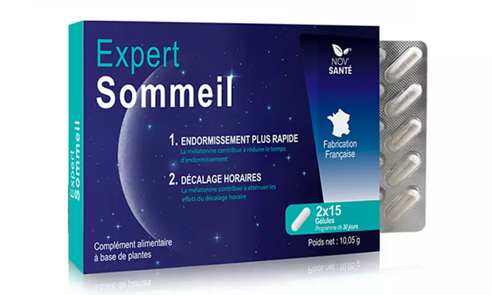 Pack de 15 à 120 gélules Expert Sommeil Nov'santé - Primary Image
