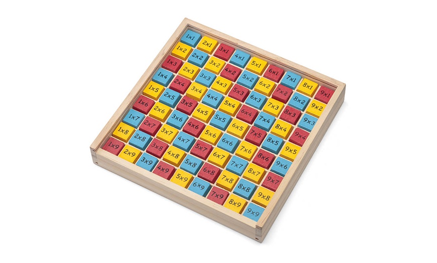 Image 3: Tobar Wooden Times Table Board