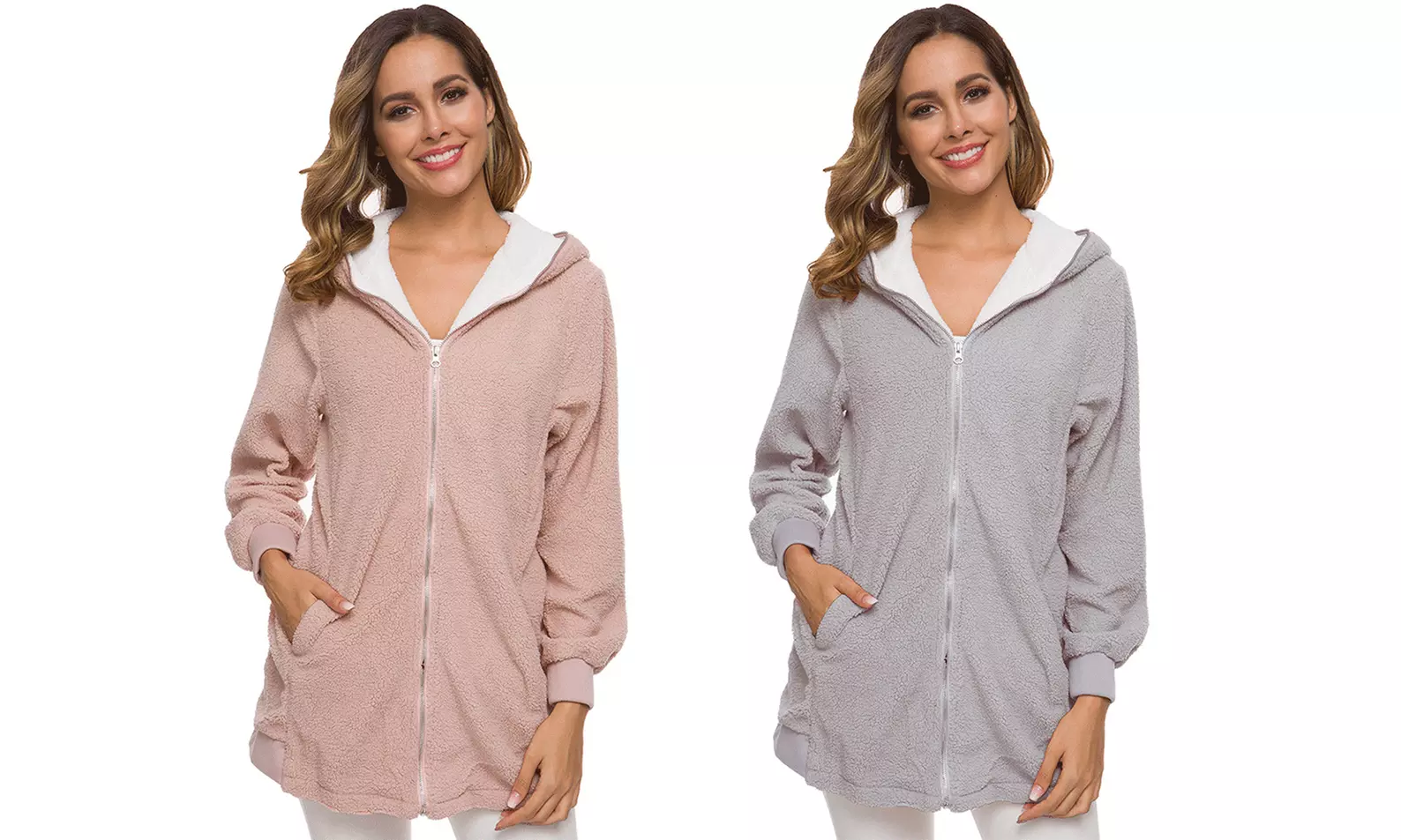 1 ou 2 vestes polaires à capuche chaude et douce - Second Medium