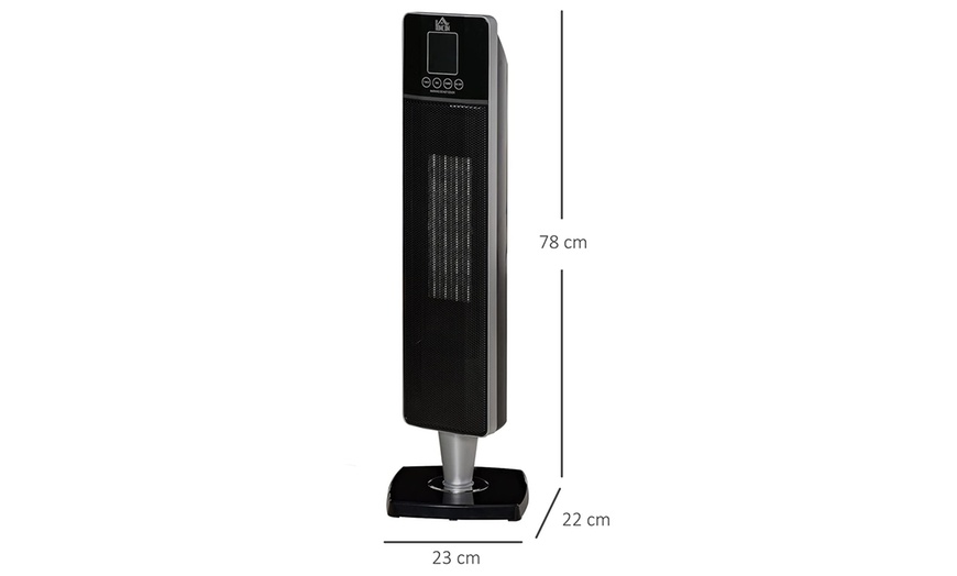 Image 26: HomCom Tall Heater