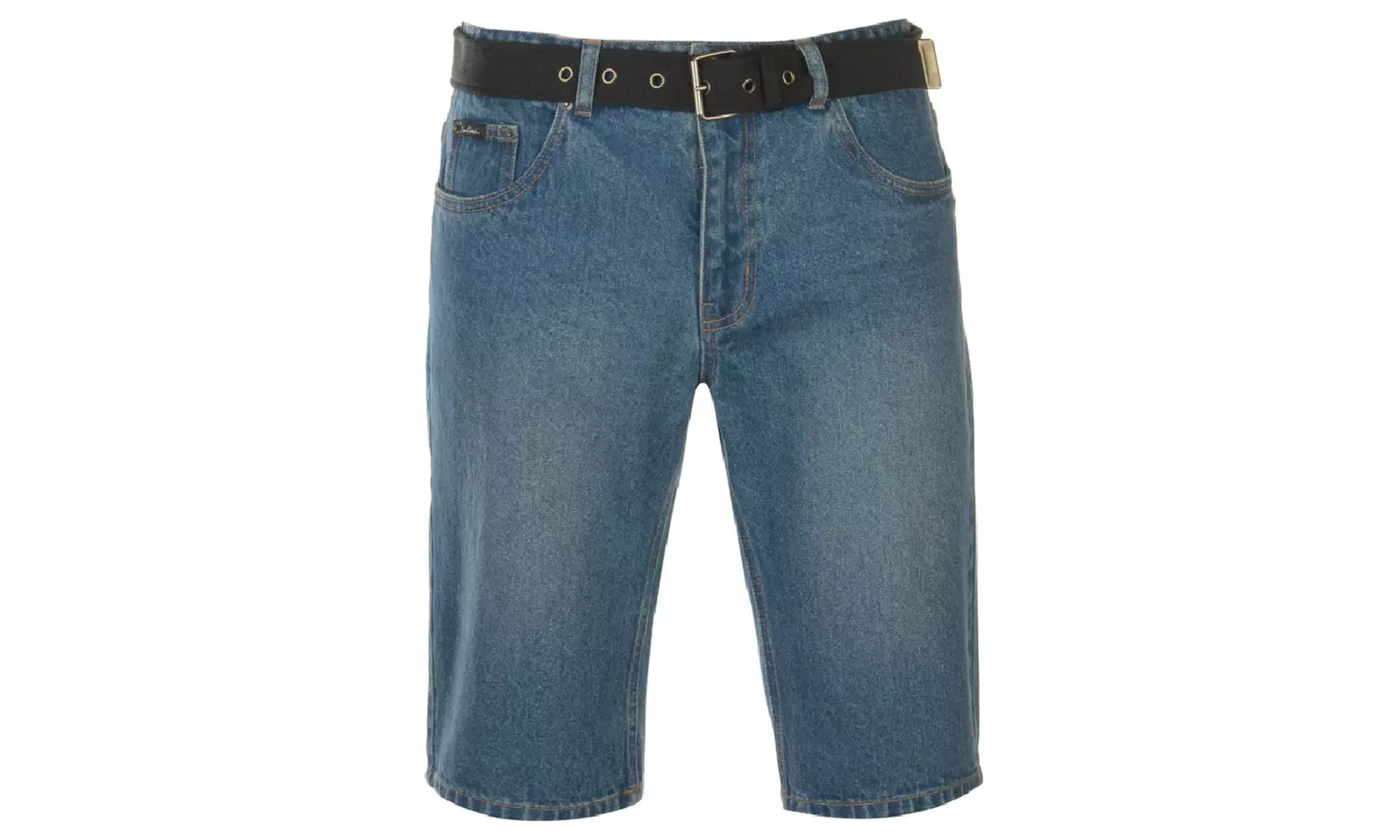 Shorts en jean Pierre Cardin avec ceinture pour hommes - Second Medium