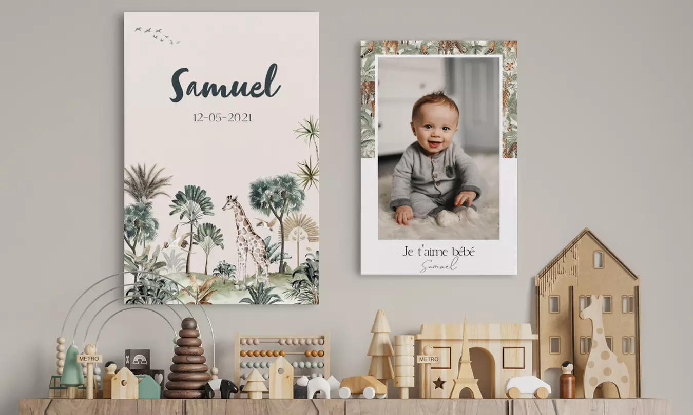 Photo sur toile personnalisable sur le site Hello Deco