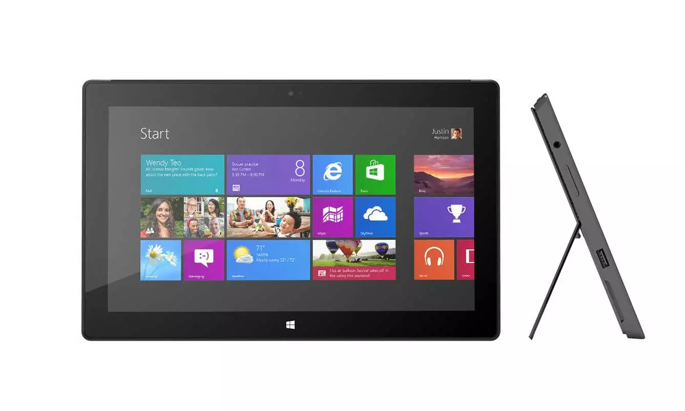Microsoft Surface Pro 128GB 10.6" Tablet with Windows 8 Pro OS and Keyboard (Refurbished) - Primary Image