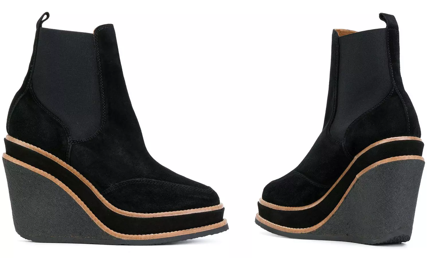 Boots compensées en daim Castaner - Primary Image