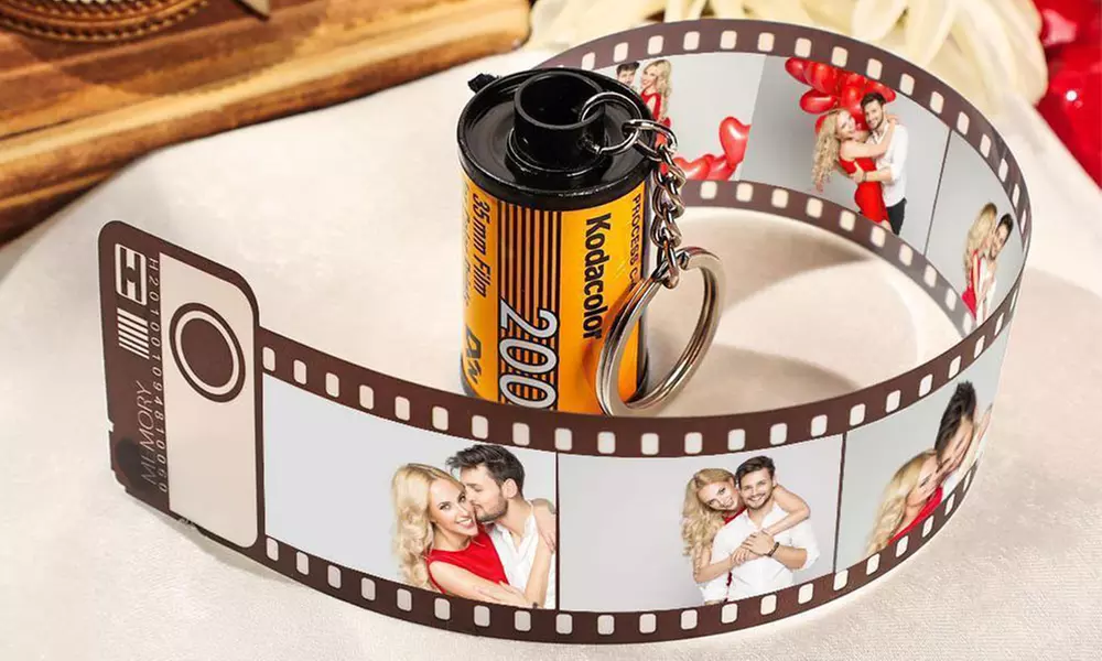Film-Schlüsselanhänger mit Fotos