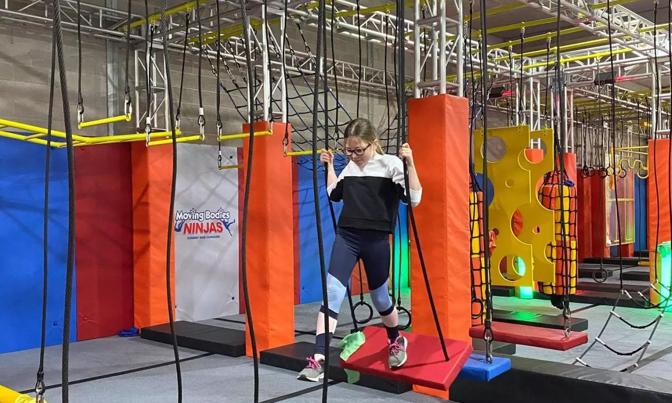 Weekday or Weekend Ninja Park Pass at Moving Bodies