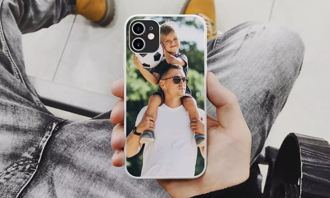 Personalisierbare Handyhülle mit Foto für verschiedene Smartphones