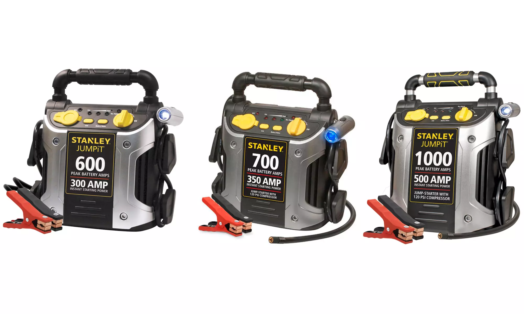 Stanley Battery Jump Starters: 600, 700 or 1000 Peak Amp - Primary Image