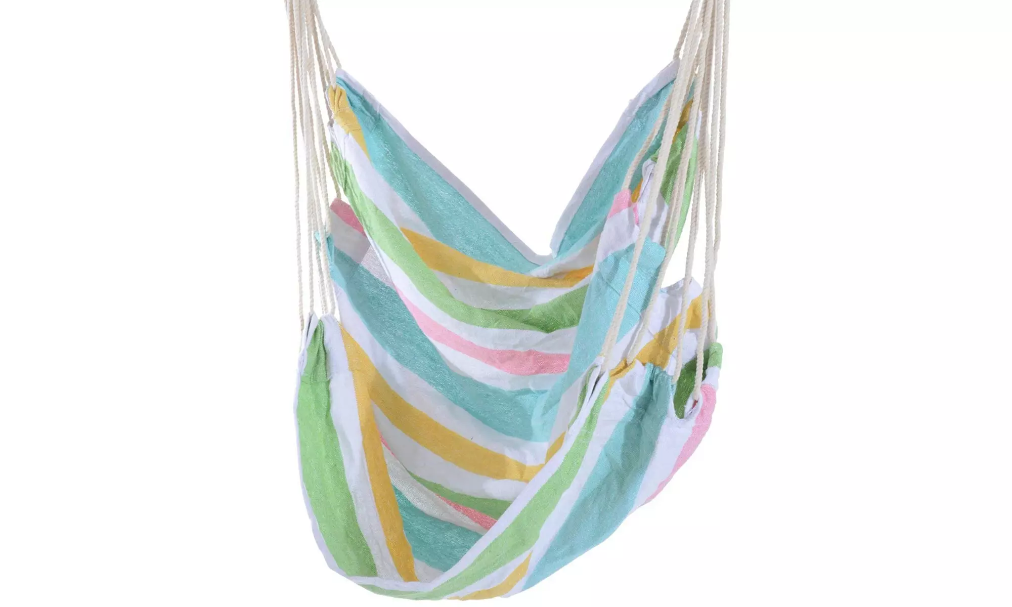 Outsunny Outdoor Hanging Rope Chair with Cotton Rope