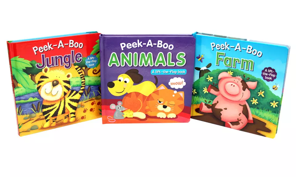 Lift the Flap Peek-A-Boo Book Set (3-Piece) - Primary Image
