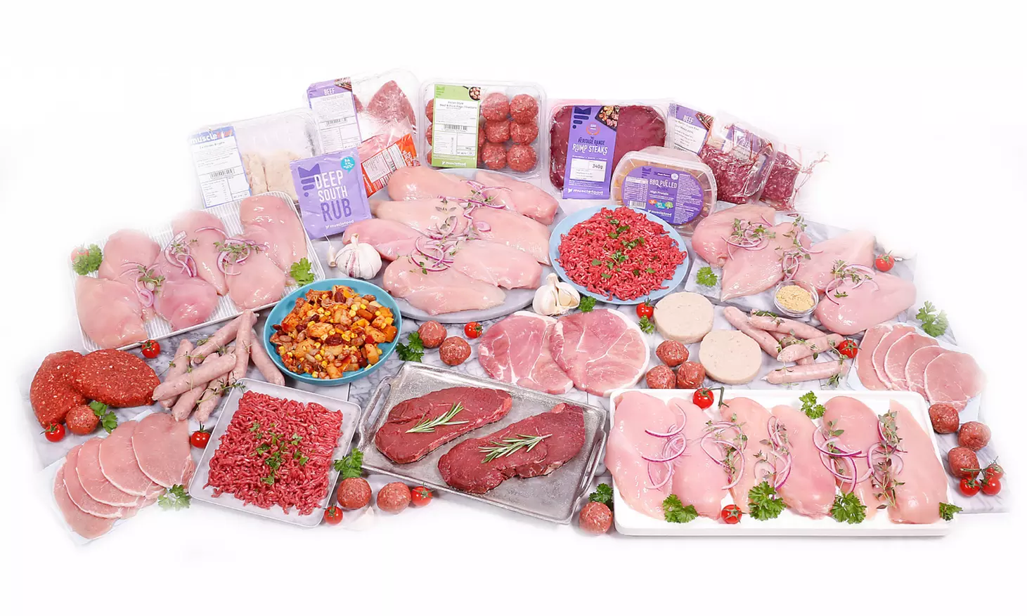 40 or 75-Pieces Lean Meat Muscle Food Hamper - Second Medium