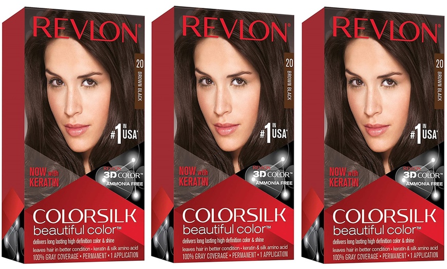 Image 14: Revlon Colorsilk Permanent Hair Colour Three-Pack