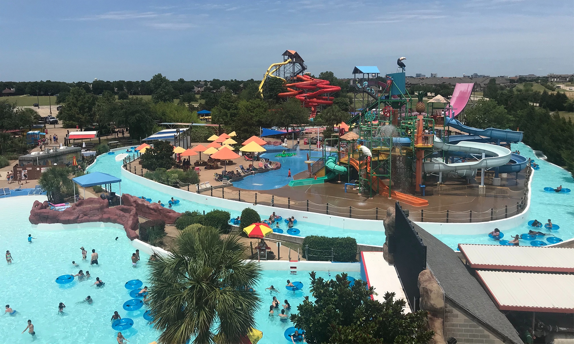 Beat the Summer w/ 1, 2, or 4 Single Day Waterpark Admissions to Hawaiian Waters The Colony