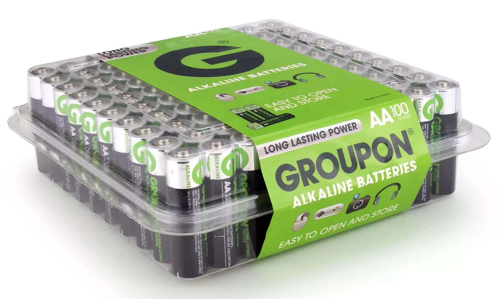Groupon Portable Power AAA Alkaline Batteries (100-Pack) - Second Medium