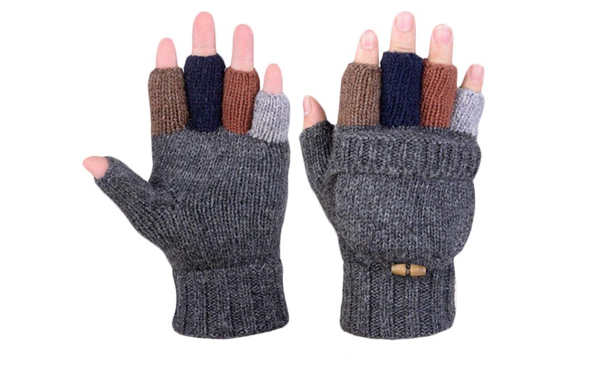 Image 5: Thermal Fingerless Gloves