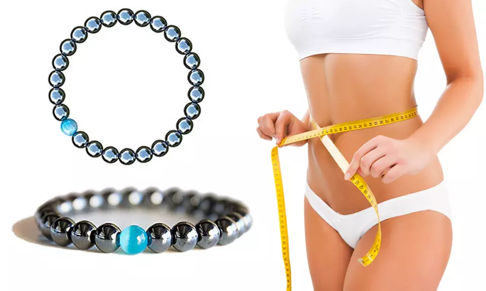 1x, 2x oder 3x Hämatit-Armband mit blauer Opal-Perle