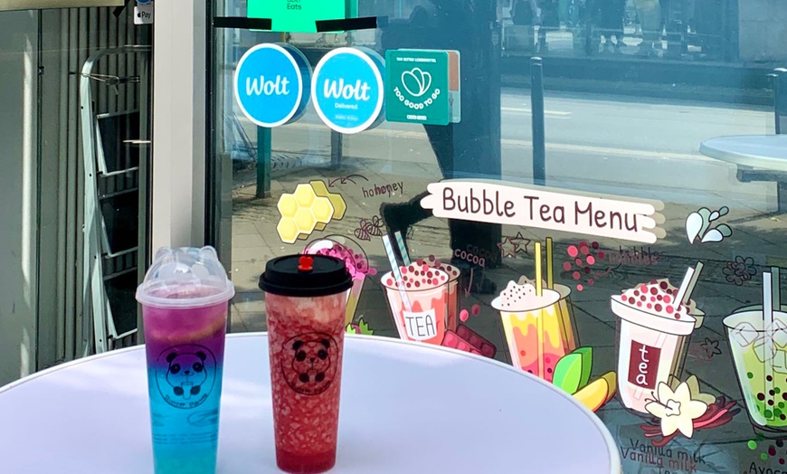 Image 2: 2x Bubble Tea zum Preis von 1: Vielfalt & Erfrischung bei Bunter Panda