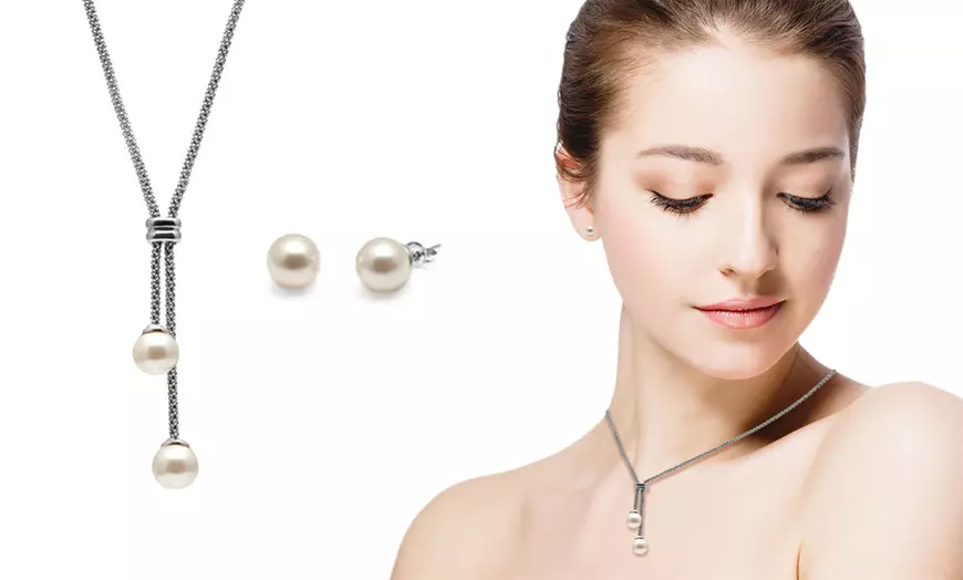 Image 2: OMG Jewelry sieradenset met Swarovski®-parels
