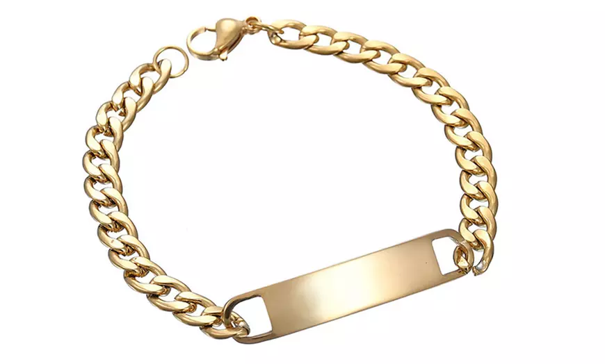 Image 6: Personalised Name Chain Bracelet