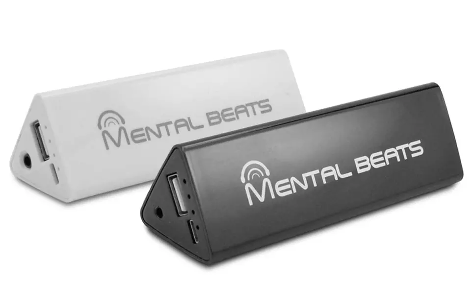 Mental Beats 2,600 mAh Portable Power Bank with Wireless Bluetooth Receiver - Primary Image