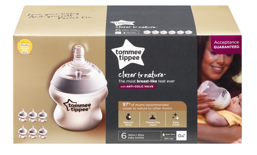 Image 3: Six-Pack of Tommee Tippee Bottles