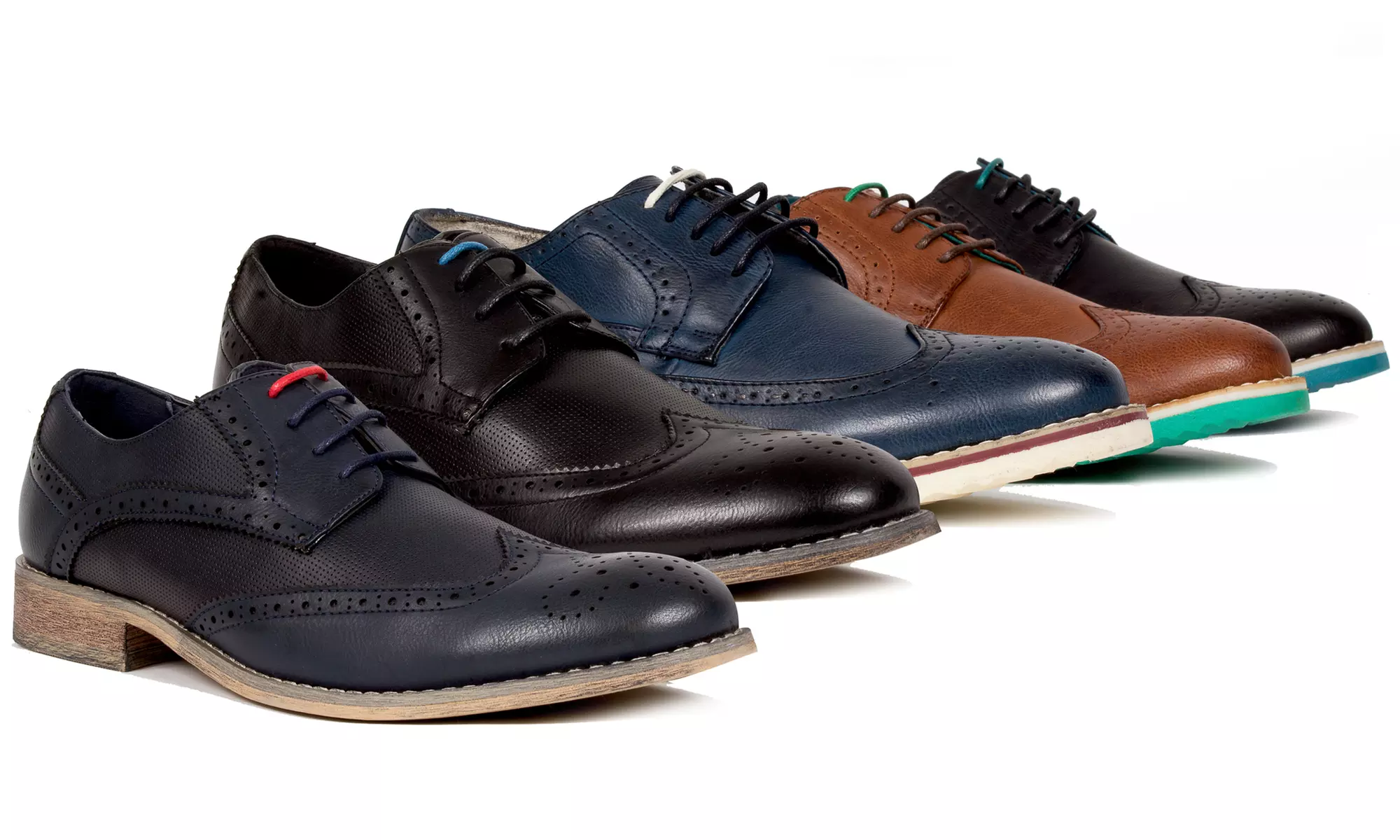Tony's Casuals Men's Wing Tip Shoes - Primary Image