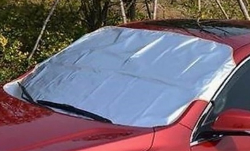 Image 6: Winter Car Windshield Cover