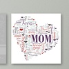 Image 1: Personalized Mother's Day Wall Art - Three Different Sizes 